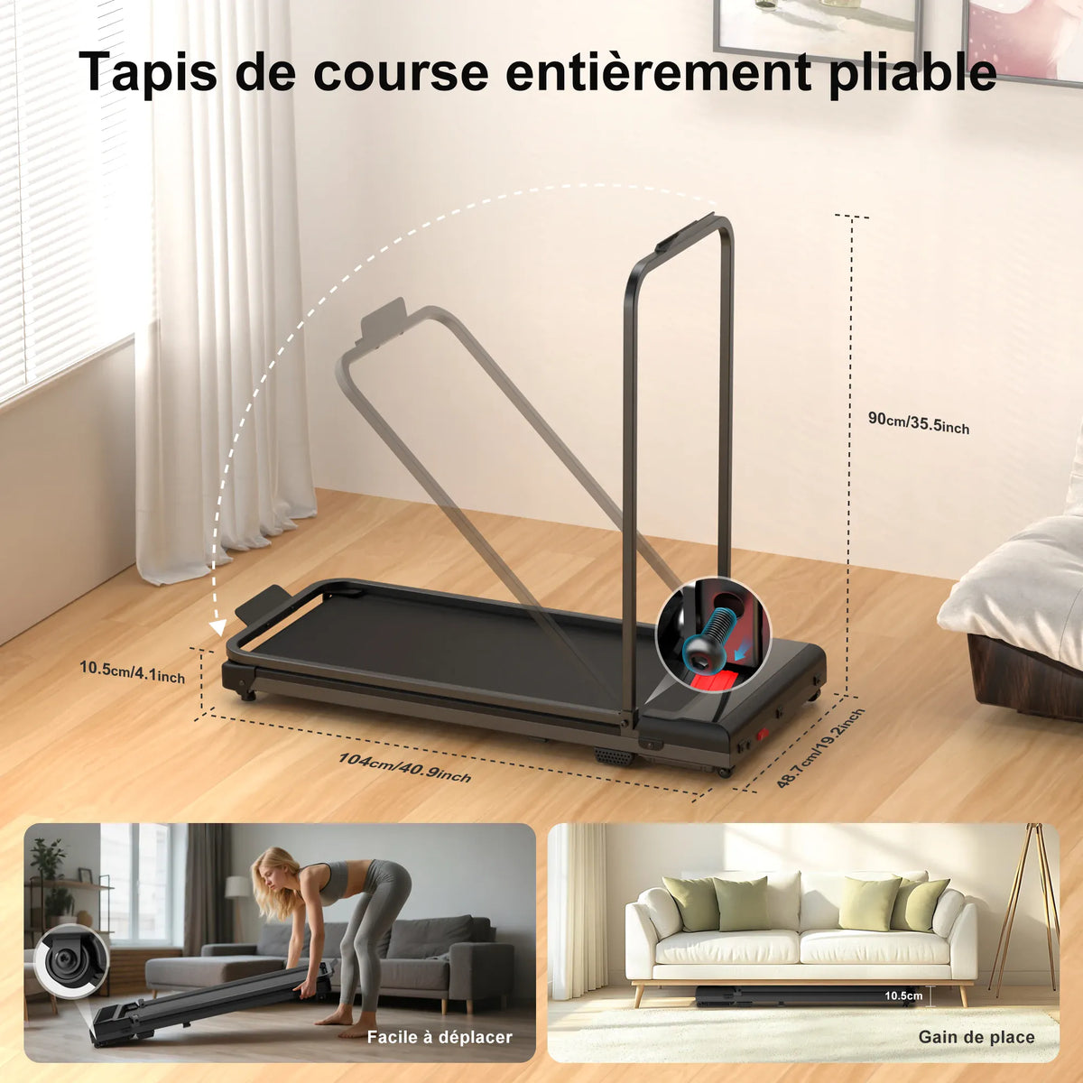 StrideWalk RT100 <br> Tapis de marche Bien être