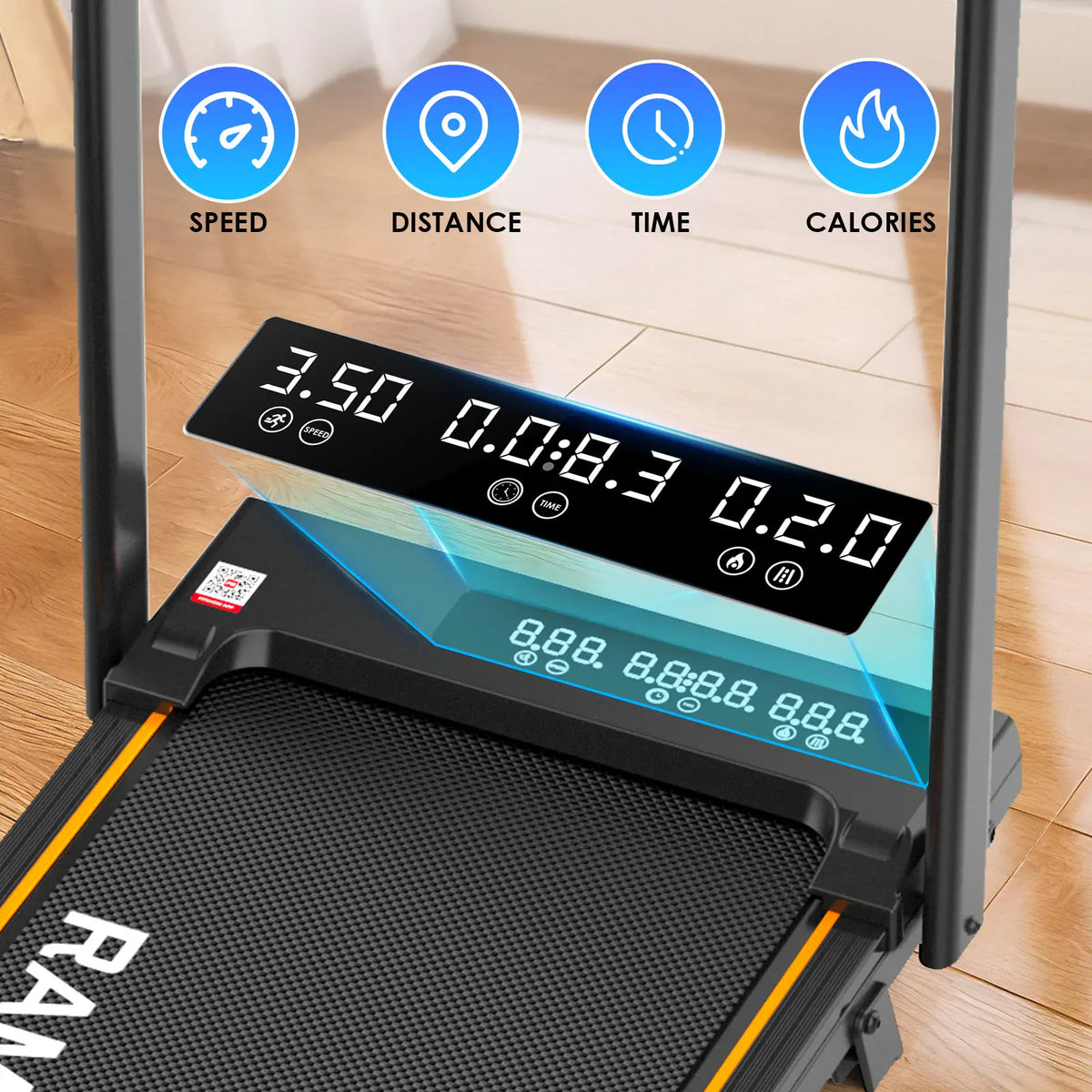 Ecran LED Tapis de marche gain power