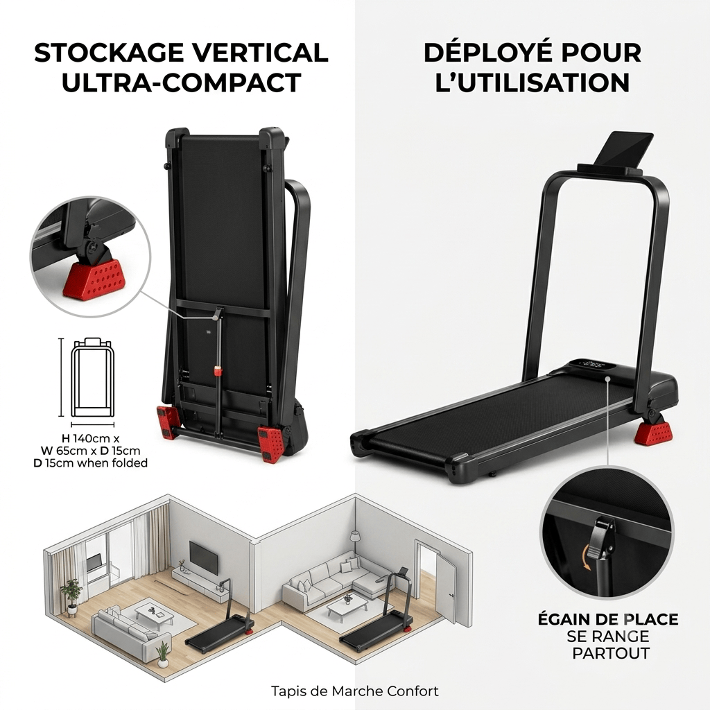Tapis de marche Confort+